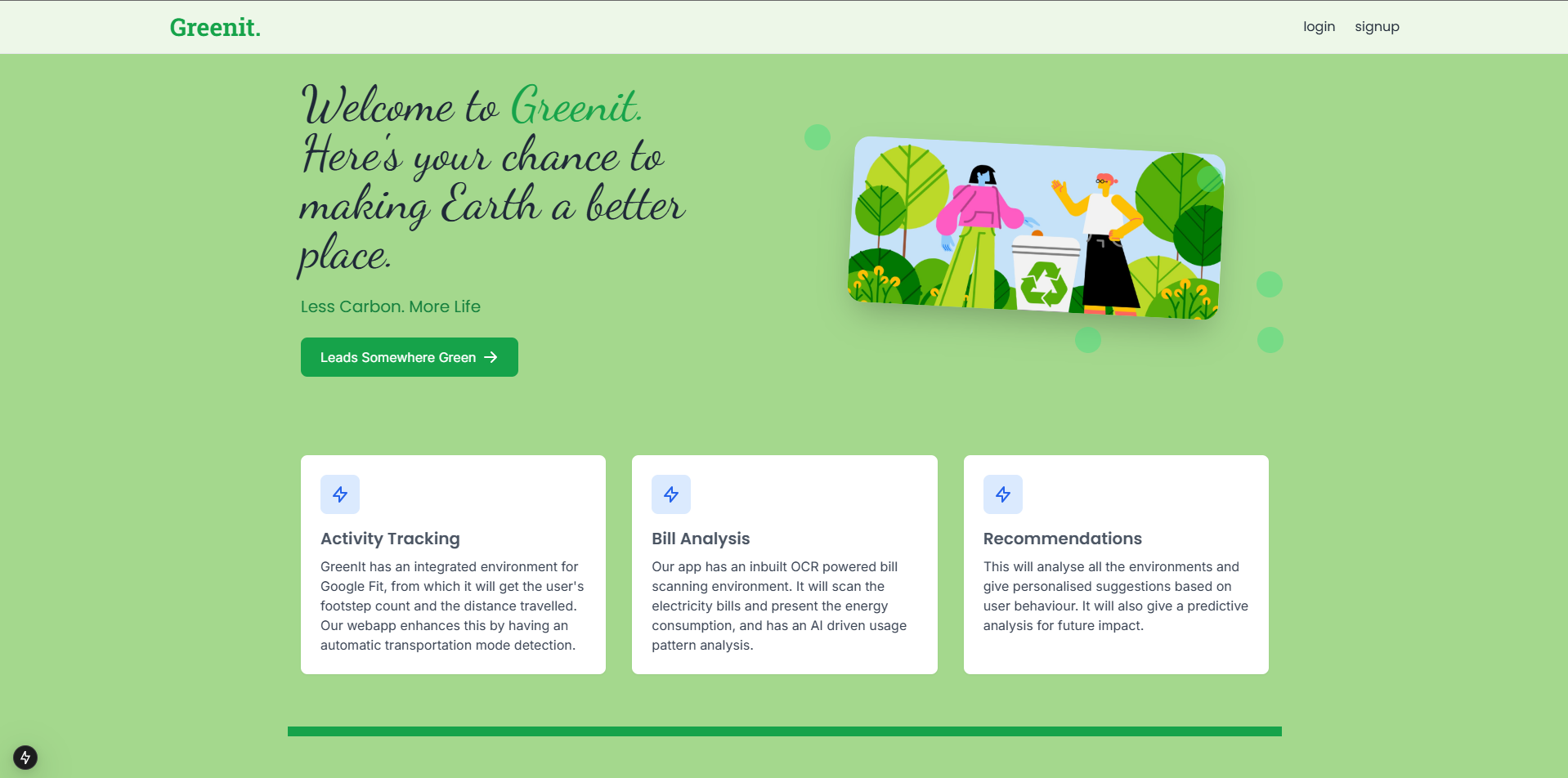 Eco-Tracker (GreenIt)